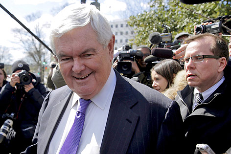 Der ehemalige Vorsitzende des US-Abgeordnetenhauses, Newt Gingrich
