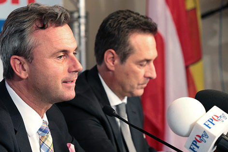 © ORF.at/Thomas Hangweyrer Norbert Hofer und Heinz-Christian Strache