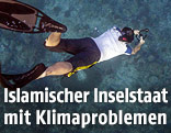 Taucher auf den Malediven