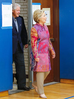 Hillary Clinton mit ihrem Mann Bill