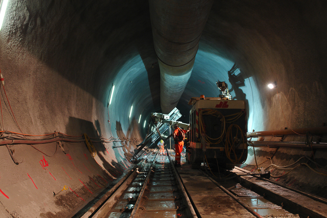 © AlpTransit Gotthard AG Faido Ostroehre Sohlankerung