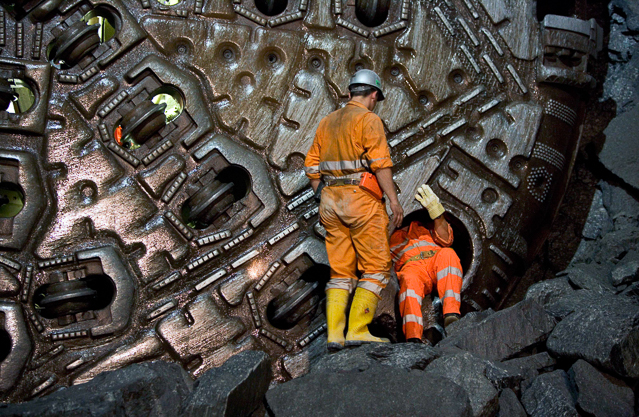 © AP/Keystone/Martin Ruetschi Eindruck vom Gotthard-Tunnel