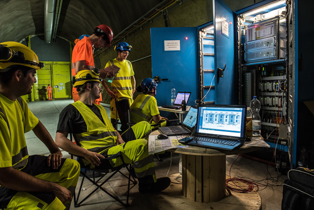 © AlpTransit Gotthard AG Eindruck vom Gotthard-Tunnel