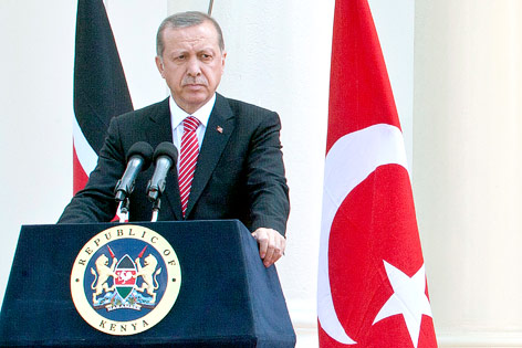 © APA/AP/Sayyid Abdul Azim Türkischer Premier Erdogan