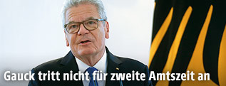 Der deutsche Bundespräsident Joachim Gauck
