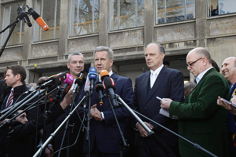 © Reuters/Tobias Schwarz Der ehemalige deutsche Bundespräsident Christian Wulff
