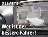 Innenraum eines Mercedes F015