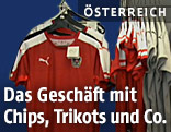 Trikots in einem Geschäft