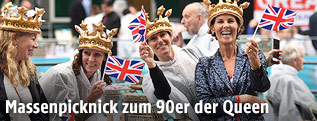 Picknick zum Geburtstag der Queen