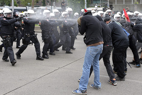 Demonstration in Wien