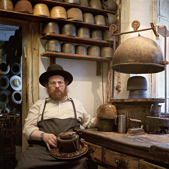 © Ronnie Niedermeyer Hutmacher Shmuel Shapira (Szaszi-Hüte), Wien, 2007