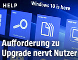 Benutzeroberfläche von Windows 10