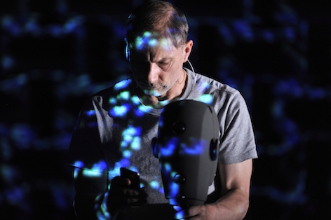 Simon McBurney in "The Encounter"