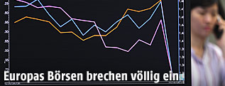 B&ouml;rsenkurs zeigt Verlust des britischen Pfunds zum US-Dollar