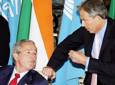 Blair, Bush
