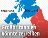 Eine Grafik zeigt das regionale "Brexit"-Abstimmungsergebnis