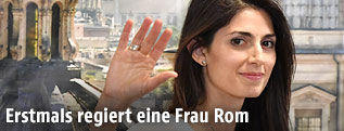 Die designierte Bürgermeisterin von Rom, Virginia Raggi