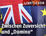 Britische und EU-Fahne