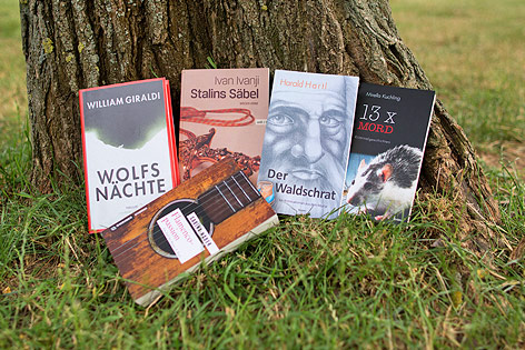 © ORF.at/Michael Baldauf Bücher vor einem Baum