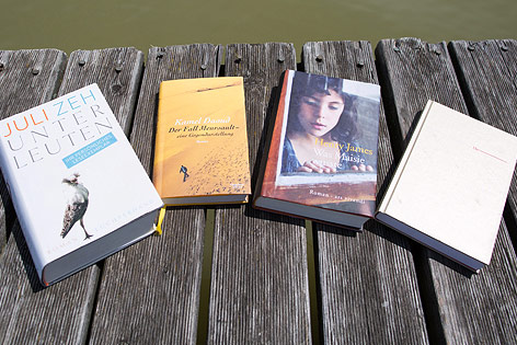 © ORF.at/Michael Baldauf Bücher auf einem Steg