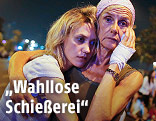 Menschen vor dem Ataturk-Flughafen