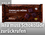 Die Schokolade "CHOKLAD MÖRK" von Ikea