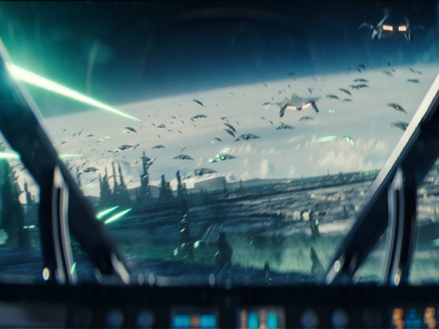 Szene aus dem Film "Independence Day Wiederkehr"