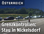 Stau an der Grenze