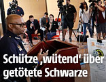 Polizeichef von Dallas David Brown bei einer Pressekonferenz