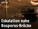 Panzer auf der Bosporusbrücke