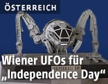 Modell eines Raumschiffes f&uuml;r "Independence Day Wiederkehr"