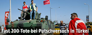 Ein okkupierter Panzer