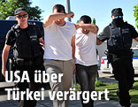 Verhaftete Türkische Armeeangehörige