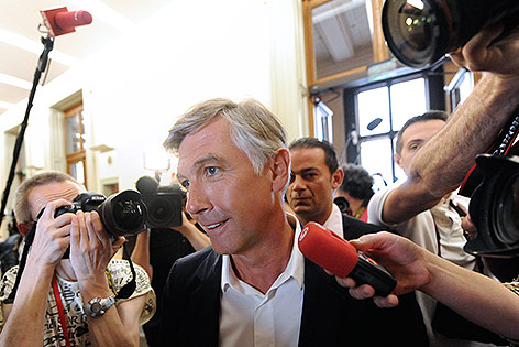 © APA/Helmut Fohringer Walter Meischberger bei einer Sitzung des Korruptions-U-Ausschusses