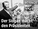 Ronald Reagan bei einer Wahlkampfveranstaltung im Oktober 1980
