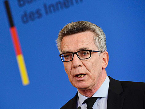 © APA/AFP/Tobias Schwarz Thomas de Maiziere, deutscher Innenminister
