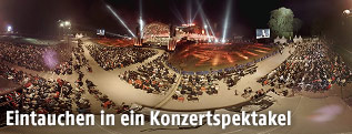 360-Grad-Bild von der Bühne