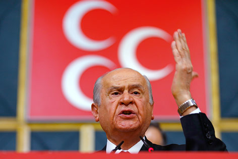 Der türkische Oppositionsführer Devlet Bahceli