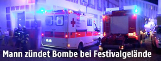 Rettung und Feuerwehr im Einsatz