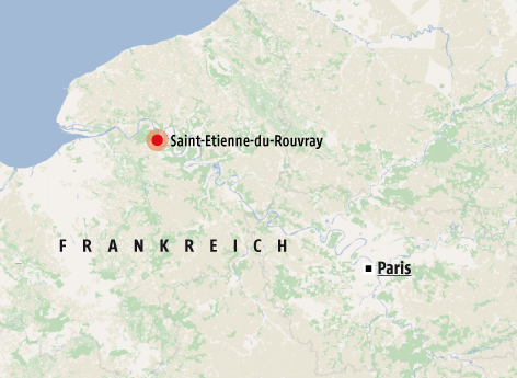 Karte von Frankreich