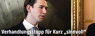 Au&szlig;enminister Sebastian Kurz