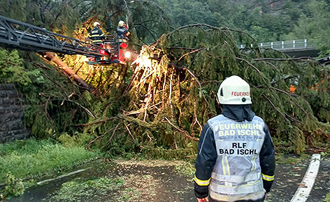 © APA/FF Bad Ischl Kräfte der Feuerwehr Bad Ischl im Einsatz