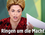 Die brasilianische Pr&auml;sidenten Dilma Rousseff