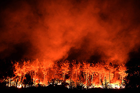© APA/AFP/Boris Horvat Brand in Südfrankreich