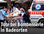 Verletzter wird behandelt