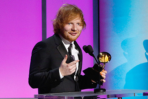 © Reuters/Mario Anzuoni Ed Sheeran bei den Grammys 2016