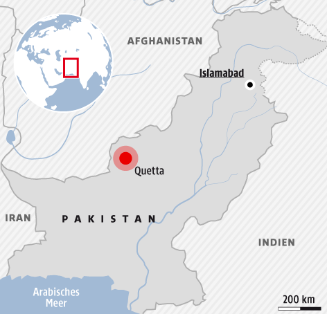 © Grafik: APA/ORF.at Karte von Pakistan