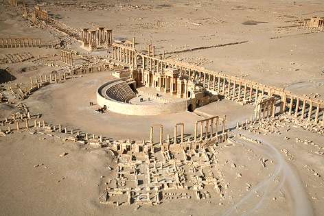 © APA/AFP/Christophe Charon Antike Stadt Palmyra vor der Zerstörung