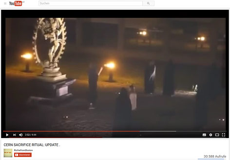 Screenshot zeigt das Opferritual