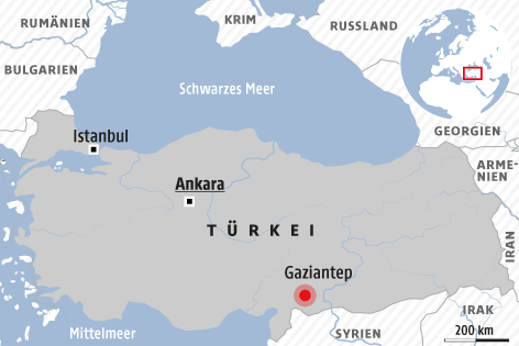 © APA/ORF.at Karte der Türkei
